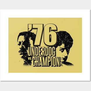 '76 BATTLE of CHAMPIONS - BOXING Underdog vs Champion Posters and Art